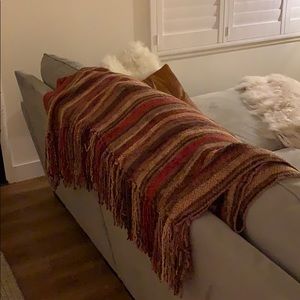 RESTORATION HARDWARE fringe blanket